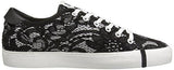 Lace Fashion Sneaker Black 8 M Us