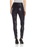 Croco Faux Leather Pant, Black, M