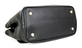 Prada 1Ba058 Black Leather Shoulder Bag
