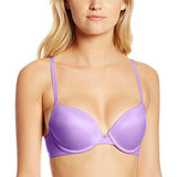 Betsey Johnson Forever Perfect Demi Bra, Purple Panther, 30Dd