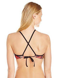 Kenneth Cole York Without Borders High Neck Bra Bikini Top With Xback Lip Medium