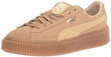 Puma Suede Platform Core Fashion Sneaker Oatmealwhisper White 9 M Us