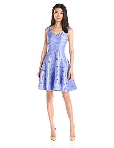 V Neck Shantung Eyelet, Perry, 12
