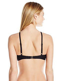 Kenneth Cole York Tough Luxe Crochet High Neck Cropped Bra Bikini Top Black L