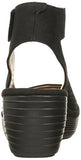 Reedly Salene Wedge Sandal Black Nubuck 75 M Us