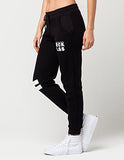 Young & Reckless Over Pass Sweatpants, Black, Small