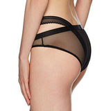 Bisou Lace Strp Lr Bikini, Black, Medium