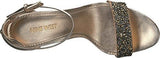 Nine West Mana Metallic Dress Sandal Light Gold 75 M Us