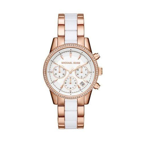 Michael Kors Ritz Rose Goldtone Watch Mk6324