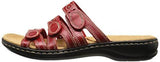 Leisa Cacti Slide Sandal Red Leather 9 M Us