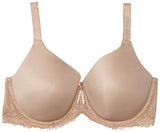 Full Coverage Lace Trimmed TShirt Bra, Nude, 42Dd