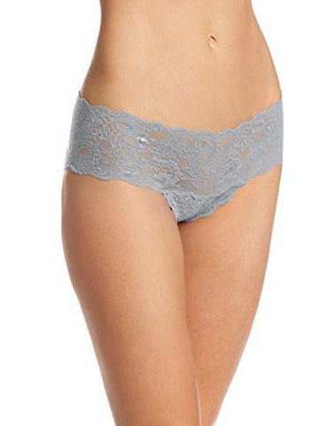 Say Never Hottie Lowrider Hotpant Panty, Dove Gray, Small/Medium