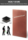 Slim Rfid Wallet For Leather Front Pocket Card Holder Sve Rfid Blocking