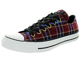 Chuck Taylor All Star Plaid Ox Sneaker Shoe Bordeauxwhite 6