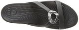 Crocs Sanrah Beveled Circle Sandal Blackblack 8 M Us