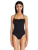 Riviera Bandeau One Piece Swimsuit Black 4