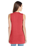 Asymmetric Overlay Tank, Tomato, M