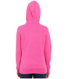 Trivert Logo Pullover Hoodie Raspberry Rose Heatherhamachi Yellow Large