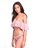 Waves Flutter Swim Bottom Adobe Rose L Swimwear Bikini Adobe Rose