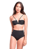 Sunny High Rise Swim Bottom Black L Swimwear Bikini Black