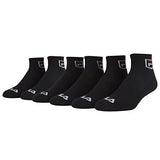 Socks Arch Support Performance Quarter 6 Pack Black 1315