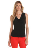Cowl Neck Black Medium