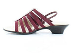 Estevee Open Toe Casual Slingback Sandals, Red, Size 5.5