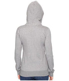 Gft0002530 One And Only Fleece Fullzip Athletic Hoodies, Heather Coolgrey Xs