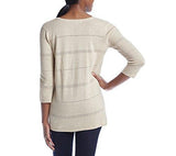 Lace Up Pattern Sweater Linen XLarge