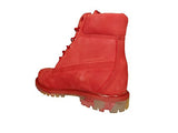 Ca148Z Premium 6In Boot Color: Red Nubuck W Watercolor Outsole Size: 9 W Us
