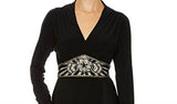 Sue Wong Long Sleeve Dress 4 Black