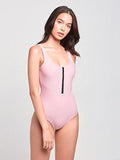 Sophia Reversible One Piece Dusty Rose/Pink Seersucker Xs Swimwear One Piece Rose/Pink