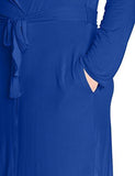 Plus Size Short Robe Cobalt 1X