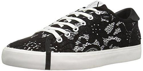 Lace Fashion Sneaker Black 8 M Us