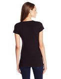 Tough Enough To Wear Pink Short Sleeve Tee Shirt, Black, Large
