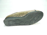 Joan Boyce Gold &Black Metallic Sparkle Lace Up 1 Wedge Shoes Size 85 Wide
