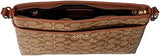 Signature Pvc File Bag Khaki Saddle