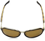Kickback Oo410202 Polarized Aviator Sunglasses, Gold Satin, 58 Mm