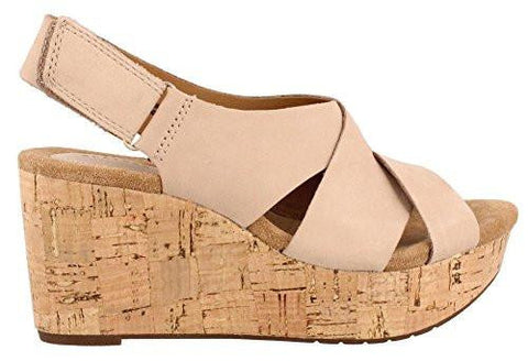 Caslynn Diem High Heel Wedge Sandal Sand 7 M