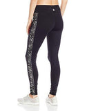 Active Long Pant Side, Black Lace, Small