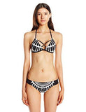 Algiers Fixed Tall Triangle Bikini Top Black 4