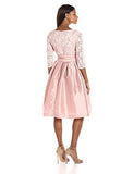 Jessica Howard Surplus Lace Fit And Flare Dress, Pink, 12