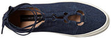Steven By Vipar Fashion Sneaker Denim Fabric 75 M Us
