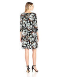 Blue Floral Maggie Trapeze Dress, Flo, Xl