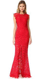 Estelle Cutout Back Maxi Dress, Red, 6