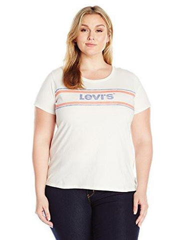 Plus Size Perfect Tee Shirt, Sport Marshmallow, 3 X