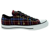 Chuck Taylor All Star Plaid Ox Sneaker Shoe Bordeauxwhite 6