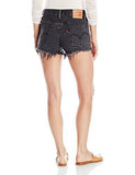 Levis 501 Short Black Abyss 98% 2% Elastane 26 Us 2