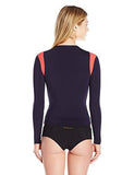 Color Block FiberLite Rashguard With Spf 50 , Navy Multi, S
