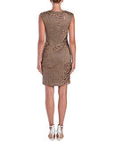 S Sheath Dress, 2, Brown